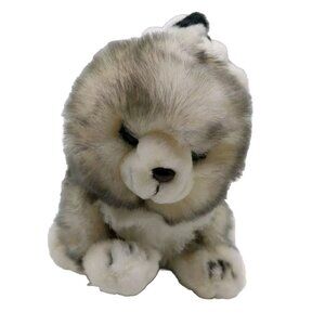Morehead Endangered Snow Furries Bunny Rabbit 10" Plush Stuffed White Gray 1997